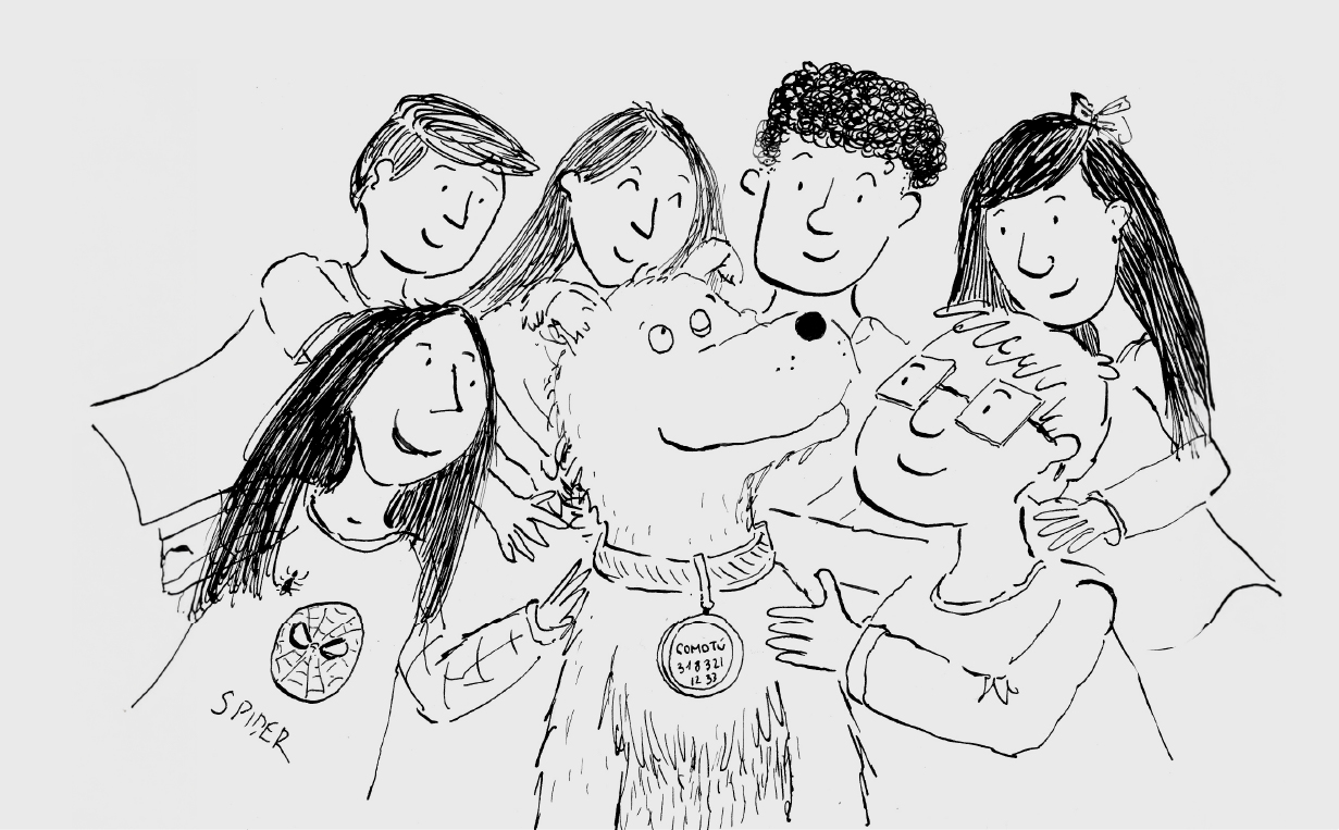 Ilustración de niñas y niños