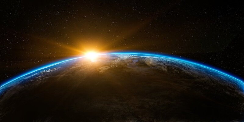Vista de La Tierra desde el espacio