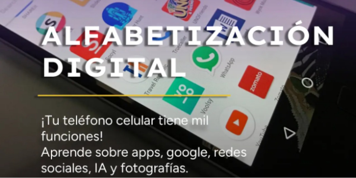 Afiche alfabetización digital.