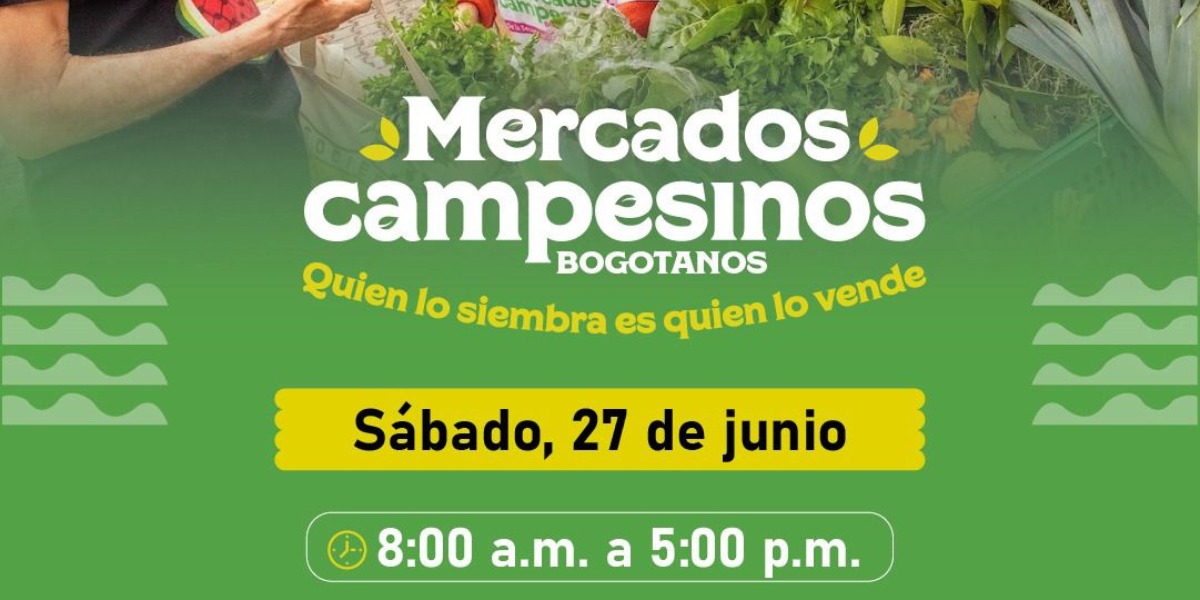 Afiche mercados campesinos.