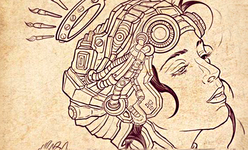 Ilustración de una mujer