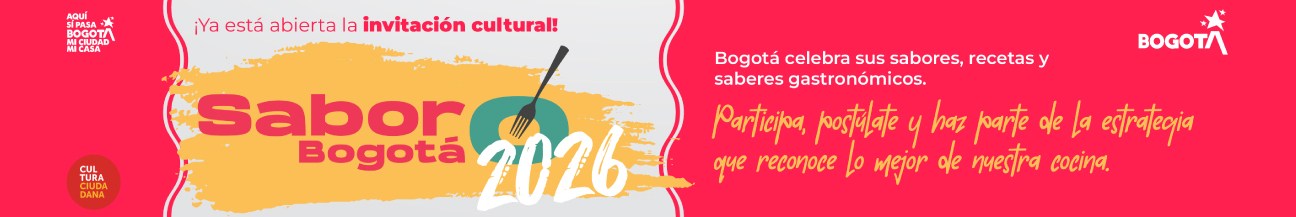 Banner: Bogotá premia los mejores sabores de la ciudad con estímulos de hasta 10 millones de pesos