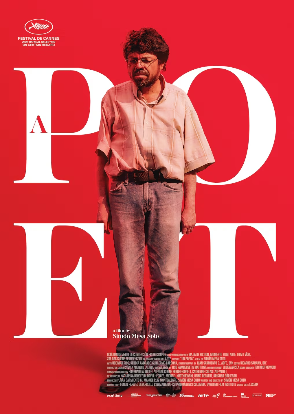 post oficial película Un poeta de Simón Mesa