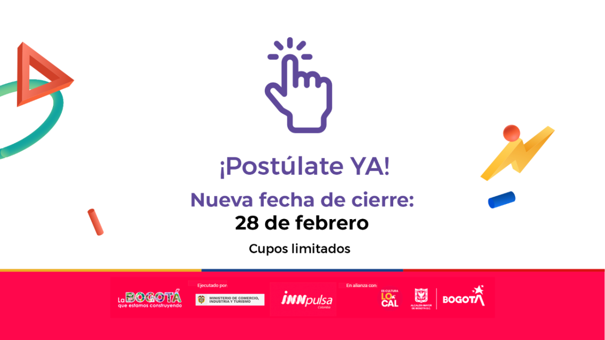 Postúlate Aldea Bogotá Cultural y Creativa