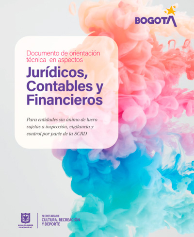 Enlace a Documento de orientación técnica en aspecto jurídicos, contables y financieros para entidades sin ánimo de lucro sujetas a inspección, vigilancia y control por parte de la SCRD