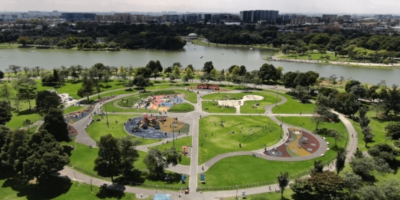 Panorámica del parque metropolitano Simón Bolívar