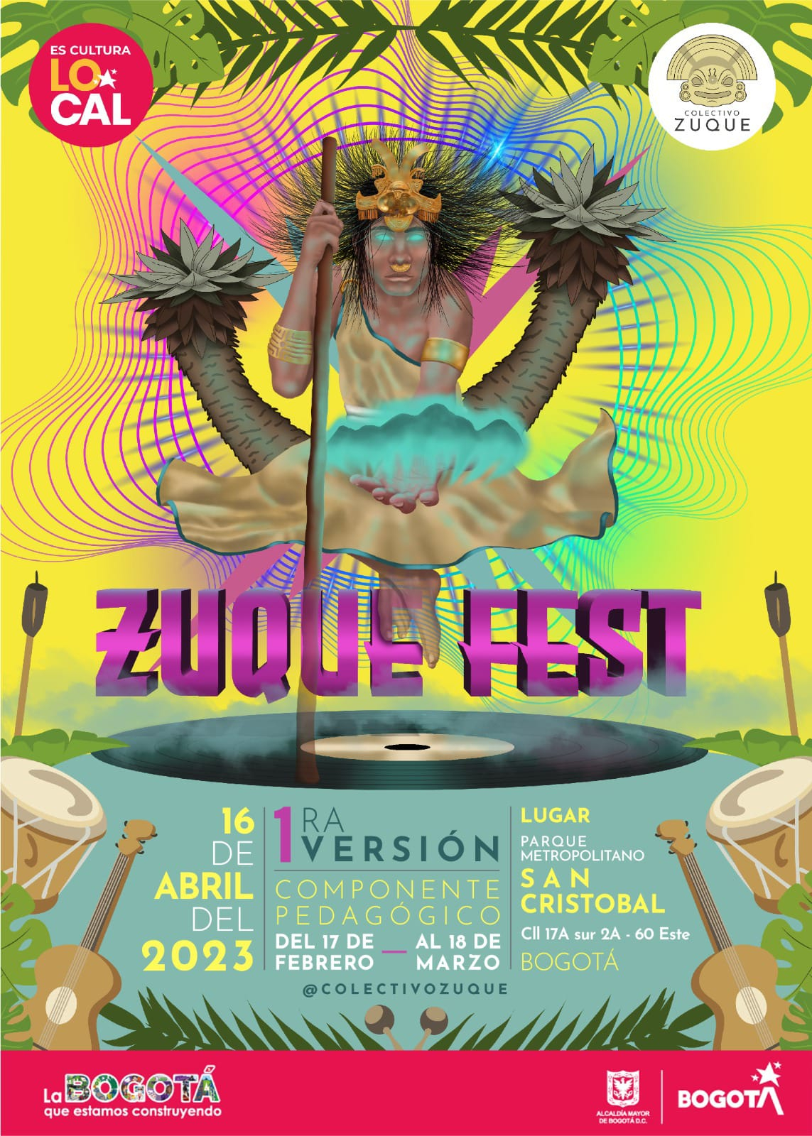 Ilustración logo Festival Zuque