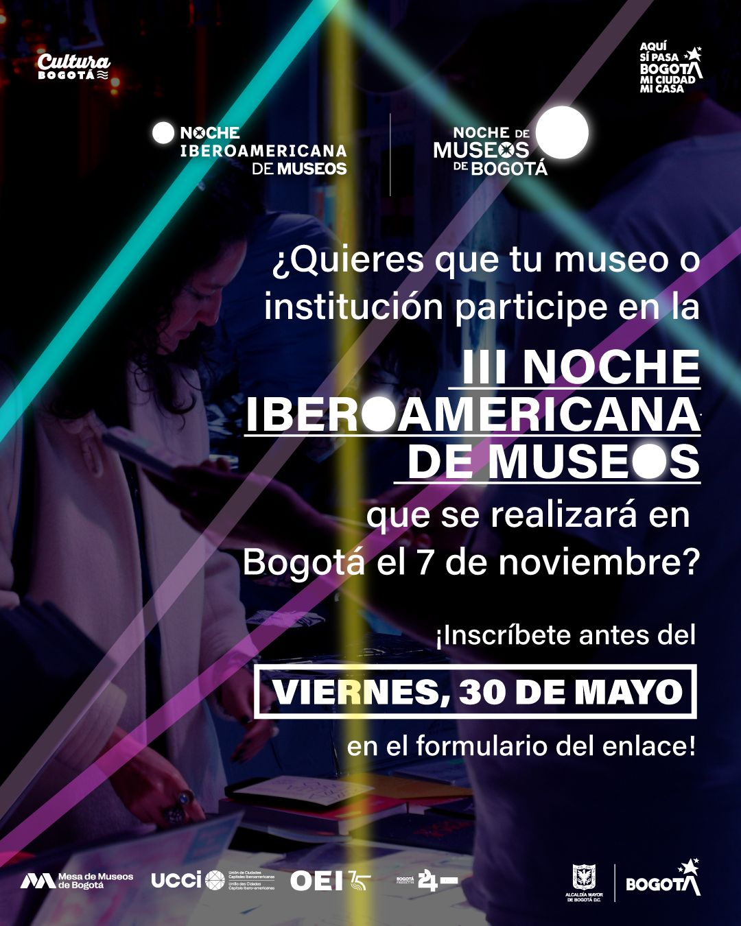 Pieza informativa Noche de museos