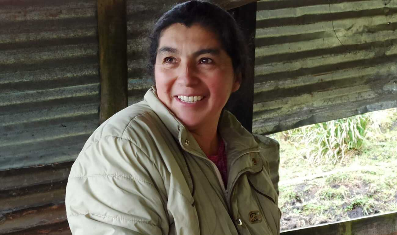 Mujer sonriendo