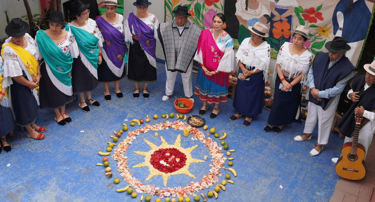 Inti Raymi en Bogotá 2024 cabildo Kichwa