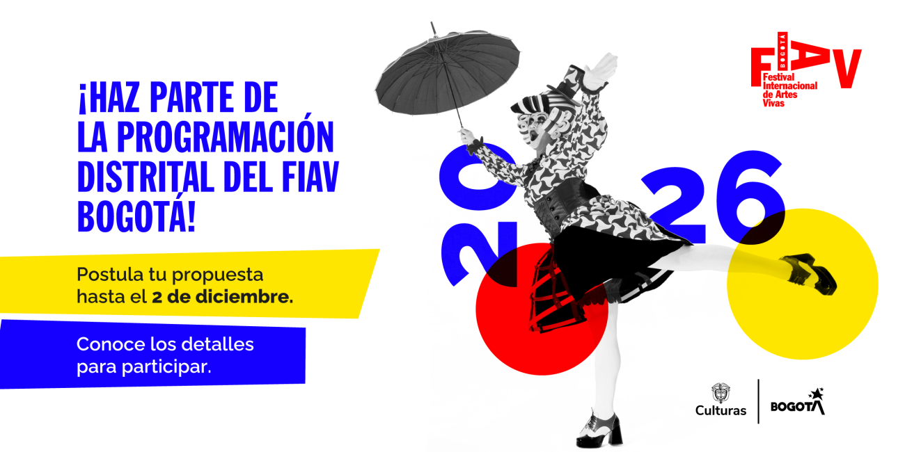 Participa en esta Invitación Cultural y haz parte del FIAV Bogotá