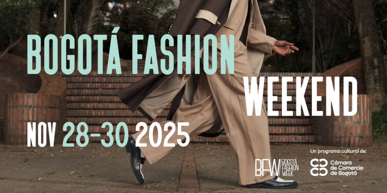 Banner del Bogotá Fashion Weekend
