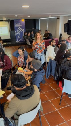 sesión de escuela de futuros en un auditorio