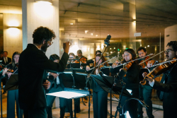 músicos en la biblioteca virgilio barco