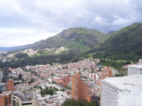 Foto panorámica de Bogotá