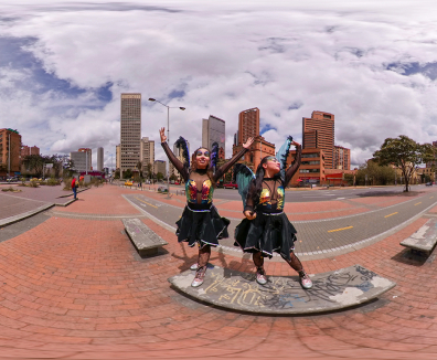 Bailarinas en la calle