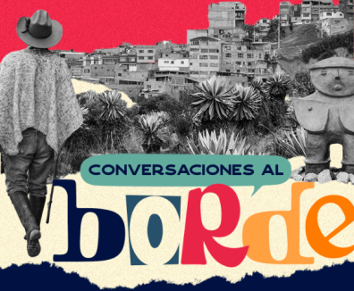 Collage de pesonas, casas y monumento