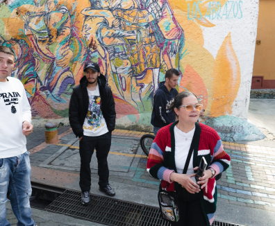 Personas haciendo turismo