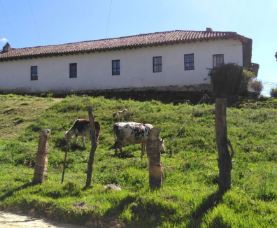 Paisaje rural en la localidad de Usme en Bogotá