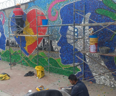 Mural en barrio de Bogotá