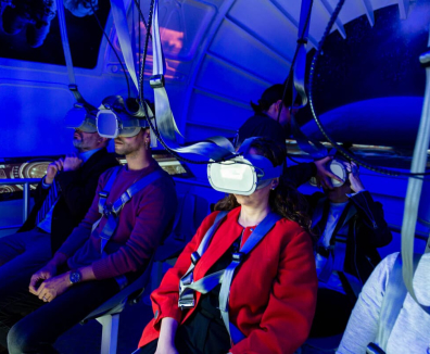 Personas en juego de realidad aumentada