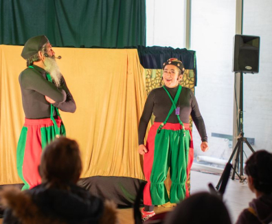 Obra del grupo Teatridanza en el Centro Felicidad Chapinero