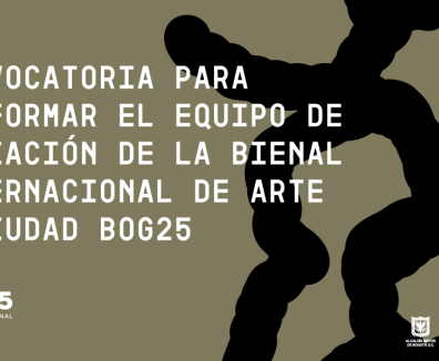 Banner convocatoria mediación Bienal bog25