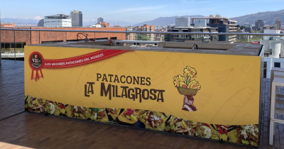 Fotografía de la isla gastronómica del Centro Felicidad Chapinero