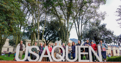 Foto de personas en la localidad de Usaquén
