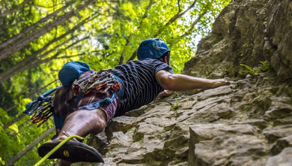Escalada en roca. Foto: Pixabay.