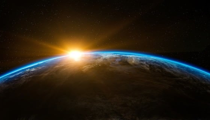 La Tierra desde el espacio. Foto: Pixabay.