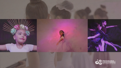 Niñas bailando ballet