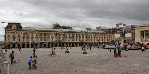Plaza de Bolívar en Bogotá