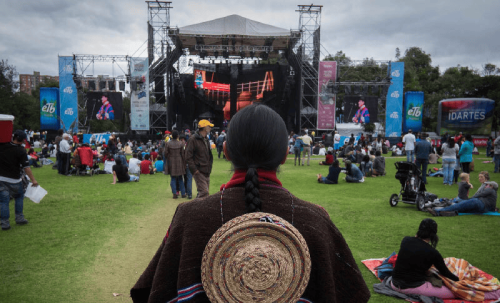 Persona asistente en Colombia al Parque