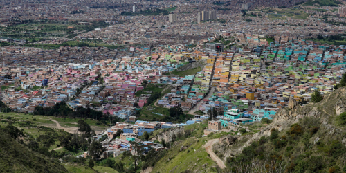 vista de Bogotá desde El Paraíso, Ciudad Bolívar