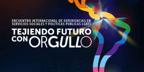 Pieza gráfica Tejiendo futuro con orgullo