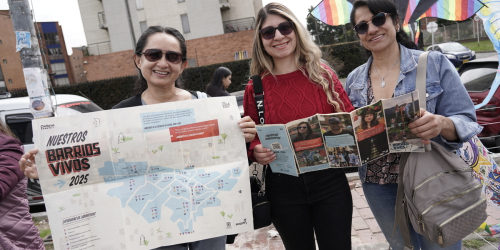 personas en una feria