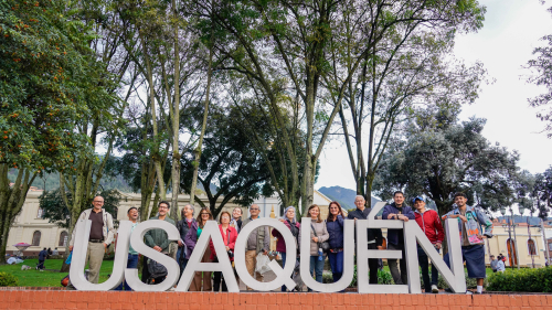 Foto de personas en la localidad de Usaquén