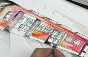dibujo del metro de Bogotá