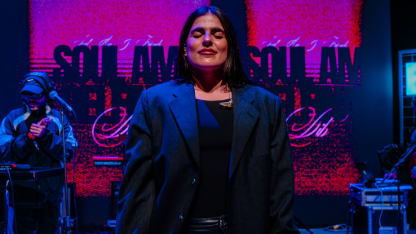 Delfina Dib en showcase